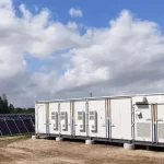 1.Energy storage cabinet powering a communication base station