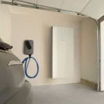 Smart home with solar battery storage system ensuring energy efficiency